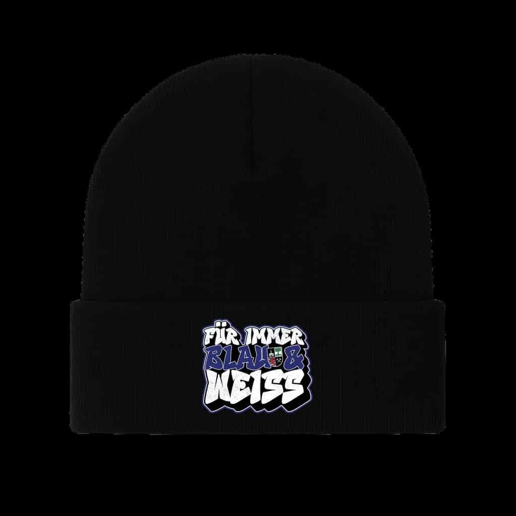 Fur immer blau & weiss Mütze