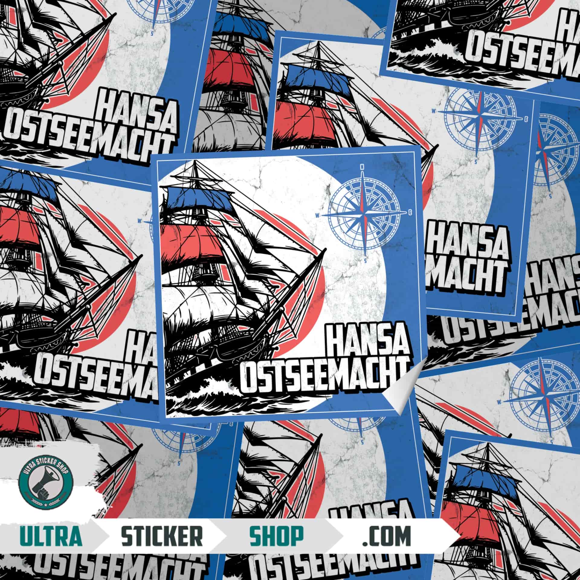 Hansa Ostseemacht Aufkleber
