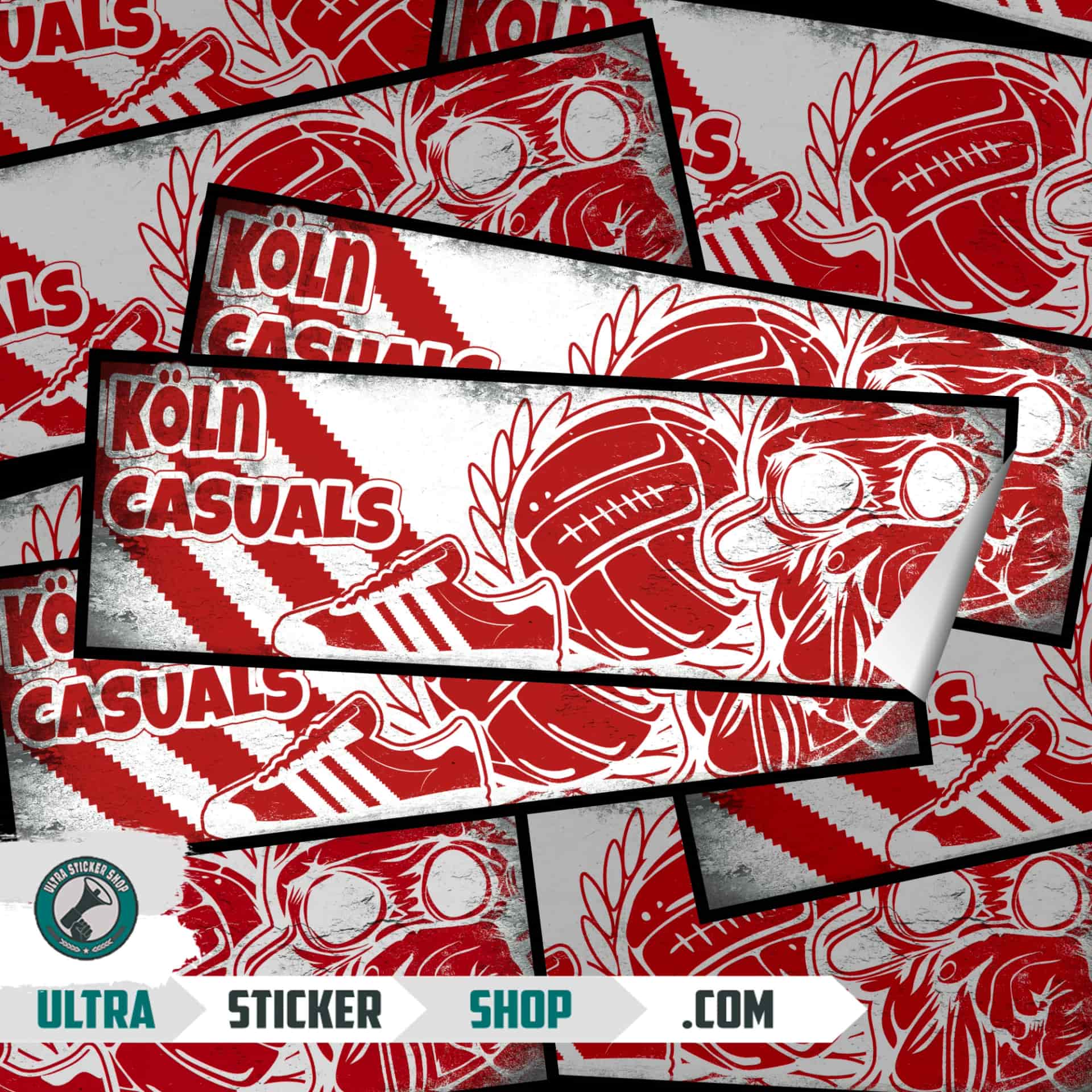 Köln casuals Aufkleber