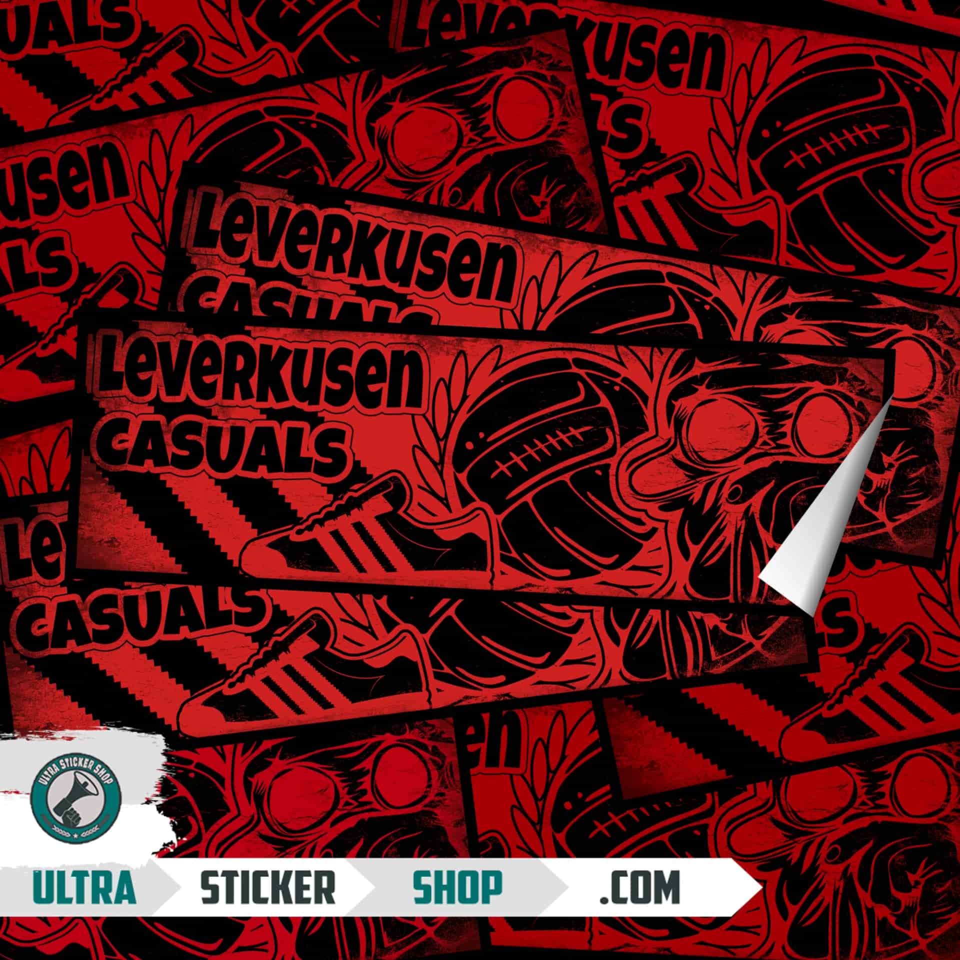 Leverkusen casuals Aufkleber