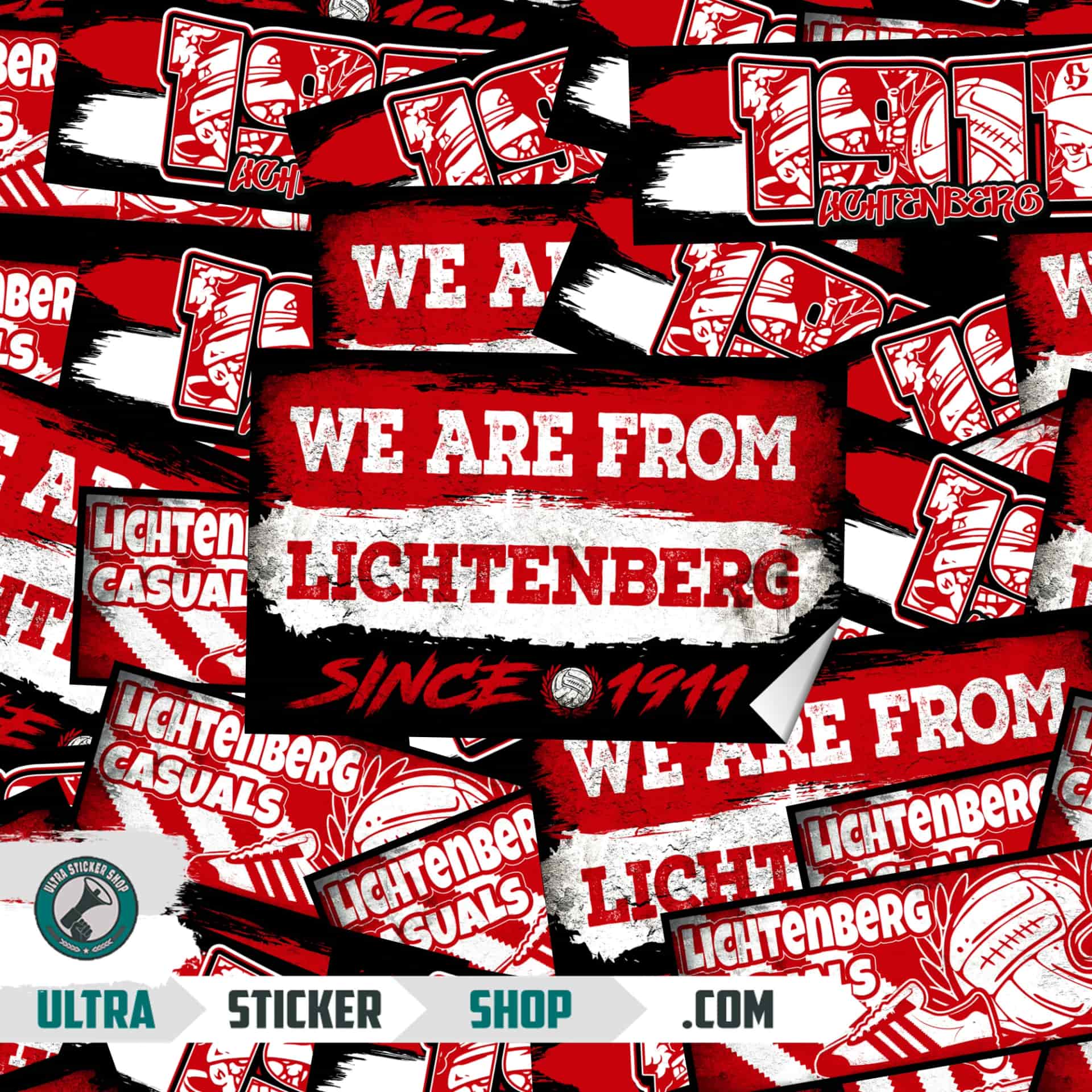 Lichtenberg 1911 Aufkleber-Mix
