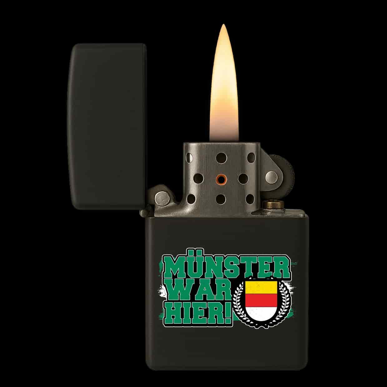 Münster war hier Feuerzeug