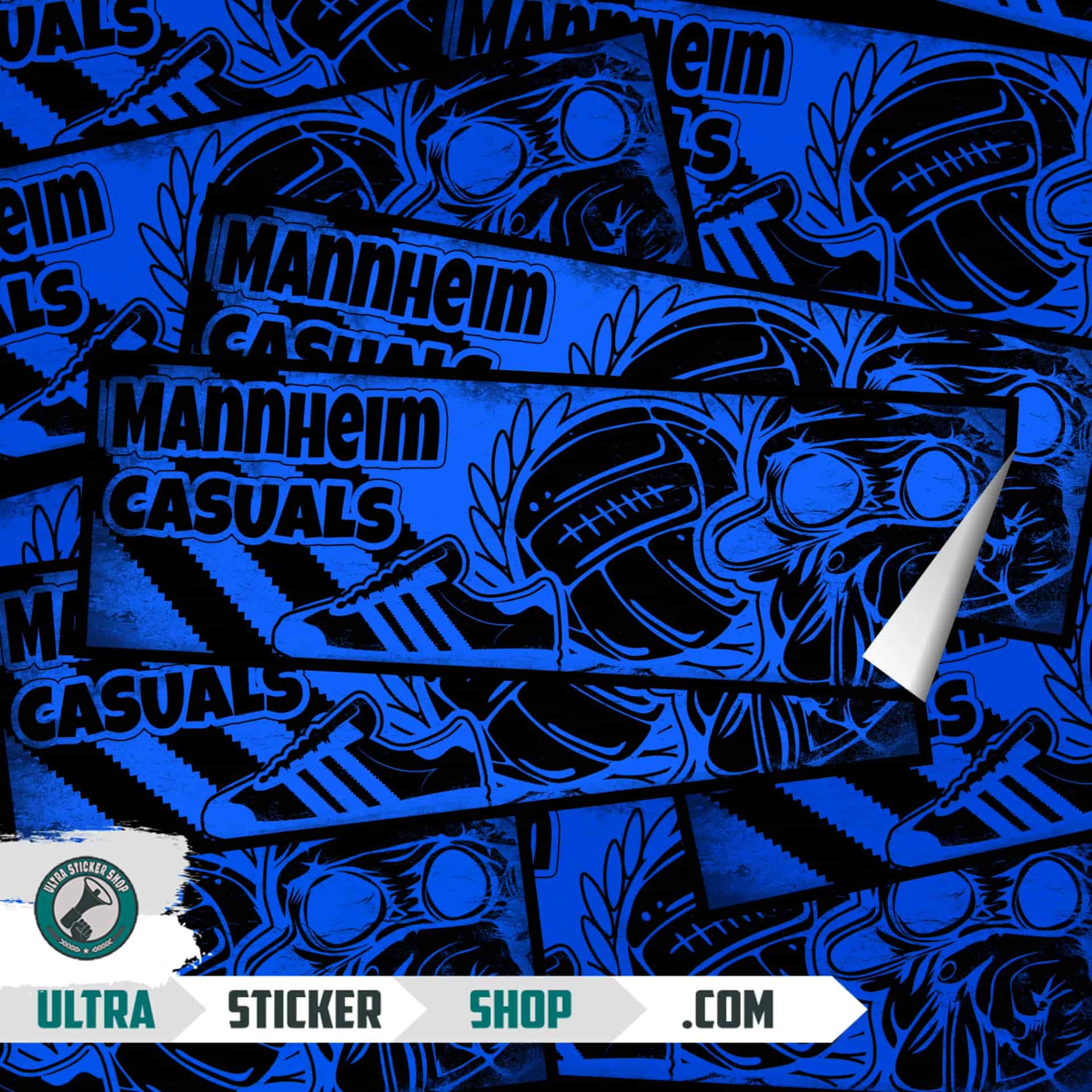 Mannheim casuals Aufkleber