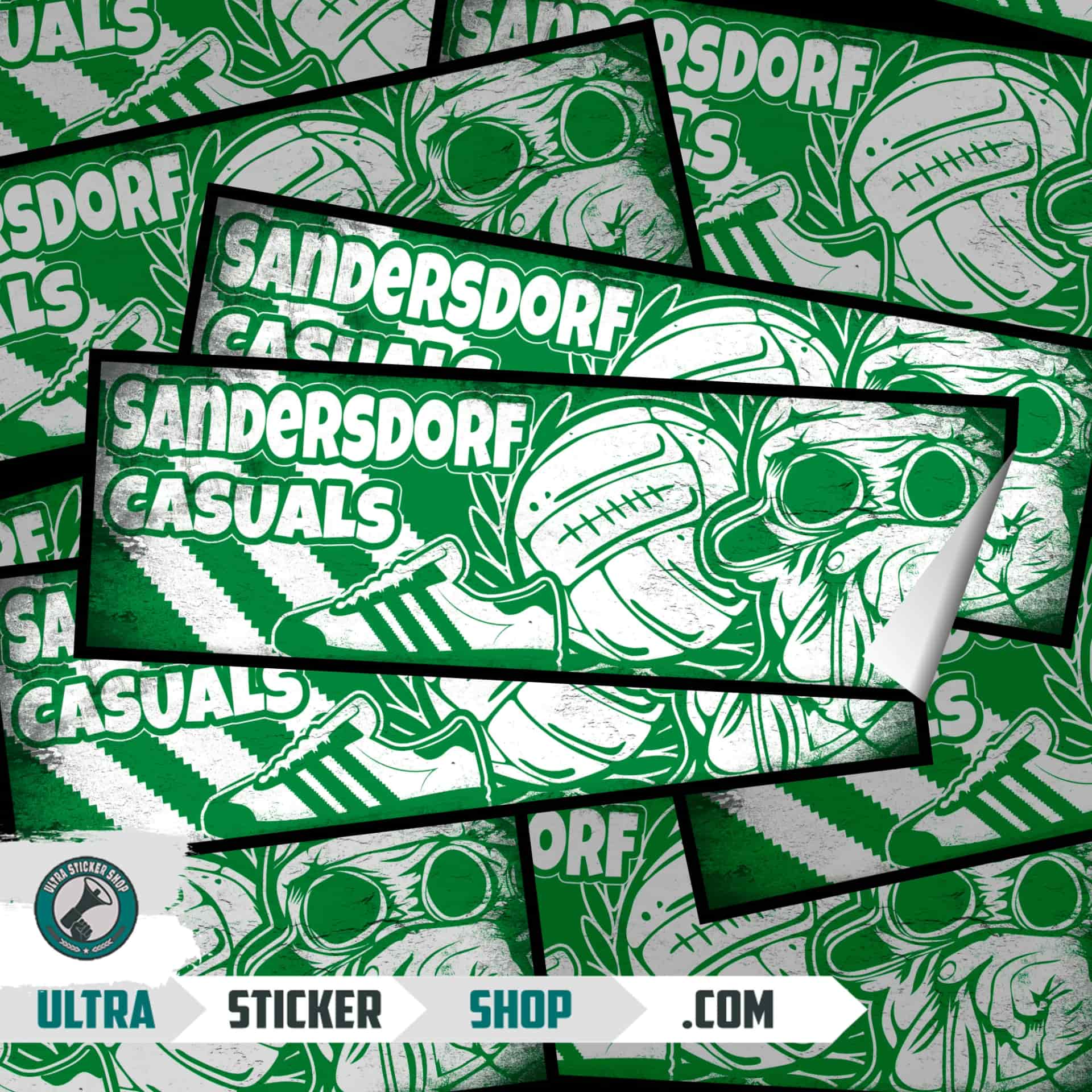 Sandersdorf casuals Aufkleber