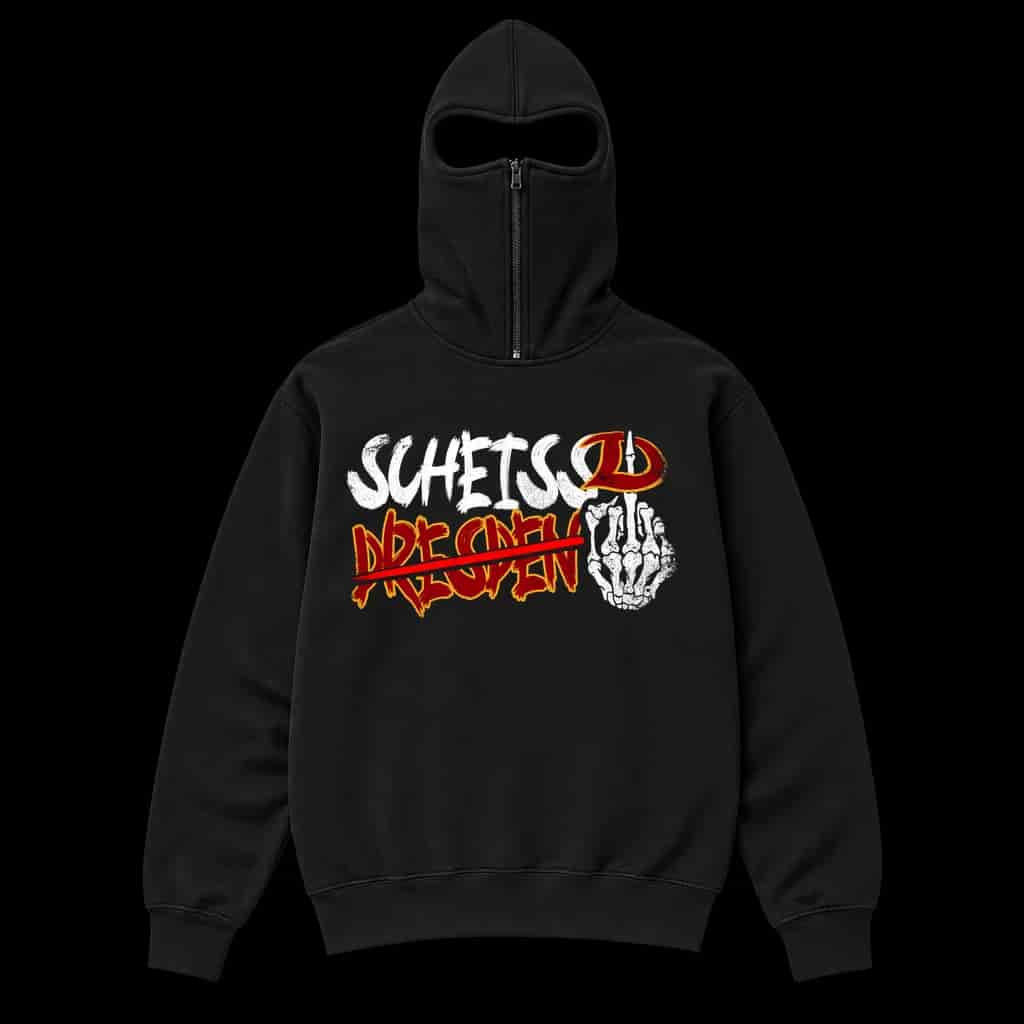 Scheiss Dresden Ninja Kapuzenpullover