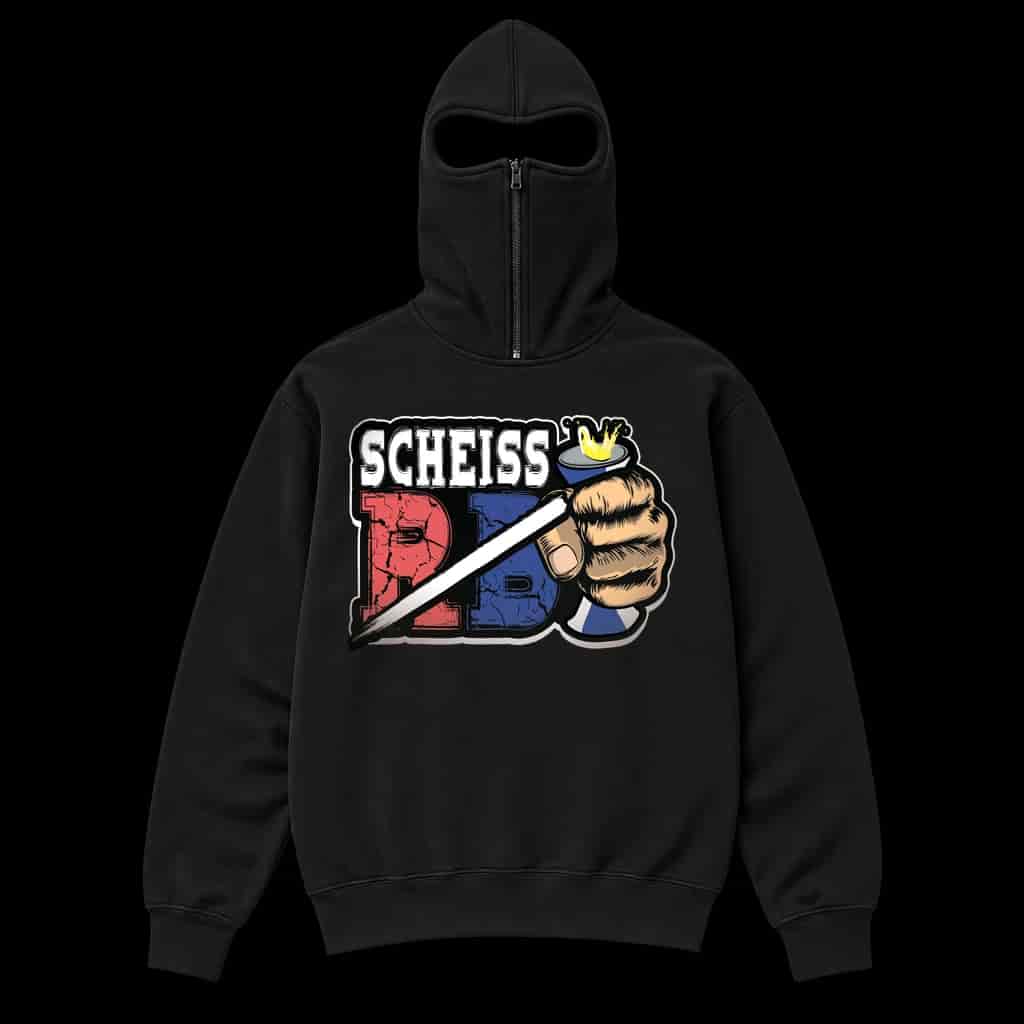 Scheiss RB Ninja Kapuzenpullover