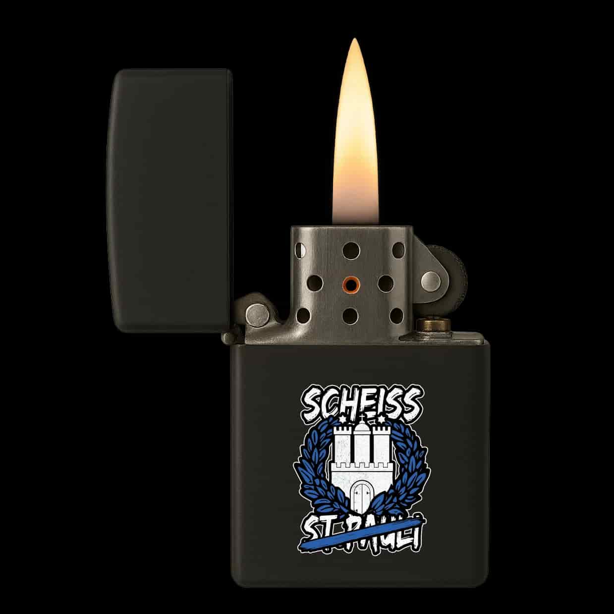 Scheiss St Pauli Feuerzeug