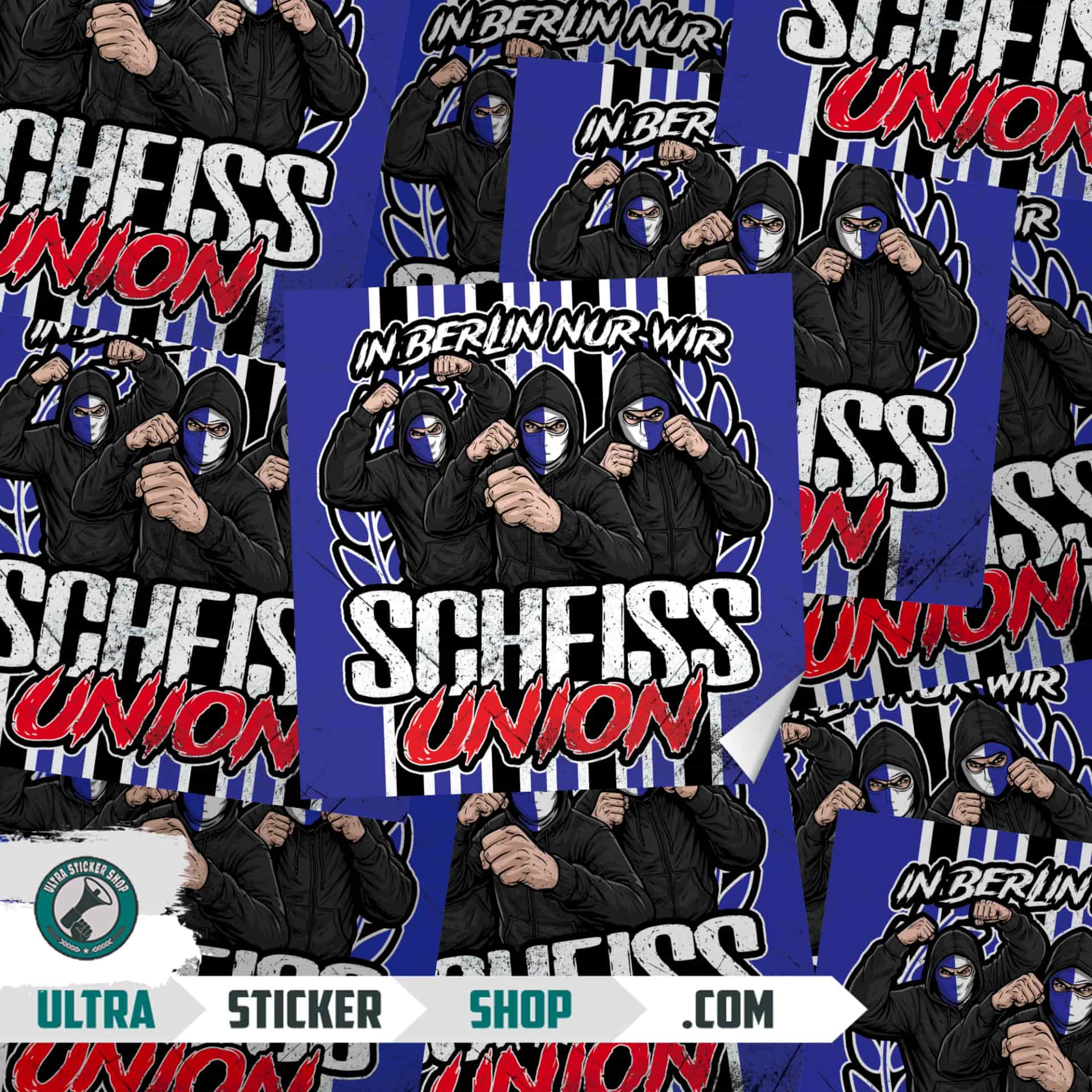 Scheiss Union Aufkleber