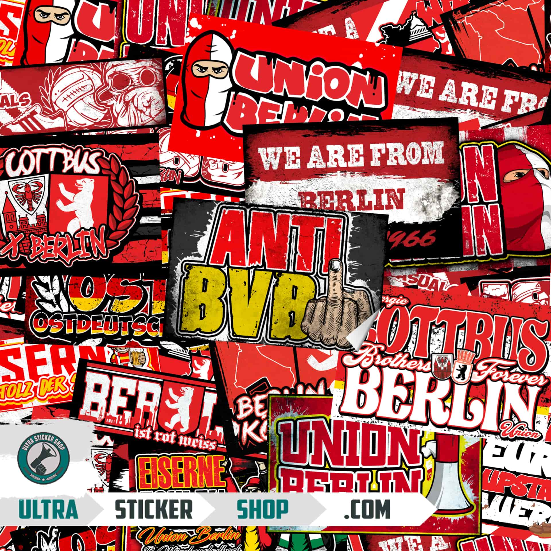 Union Berlin Aufkleber-Mix
