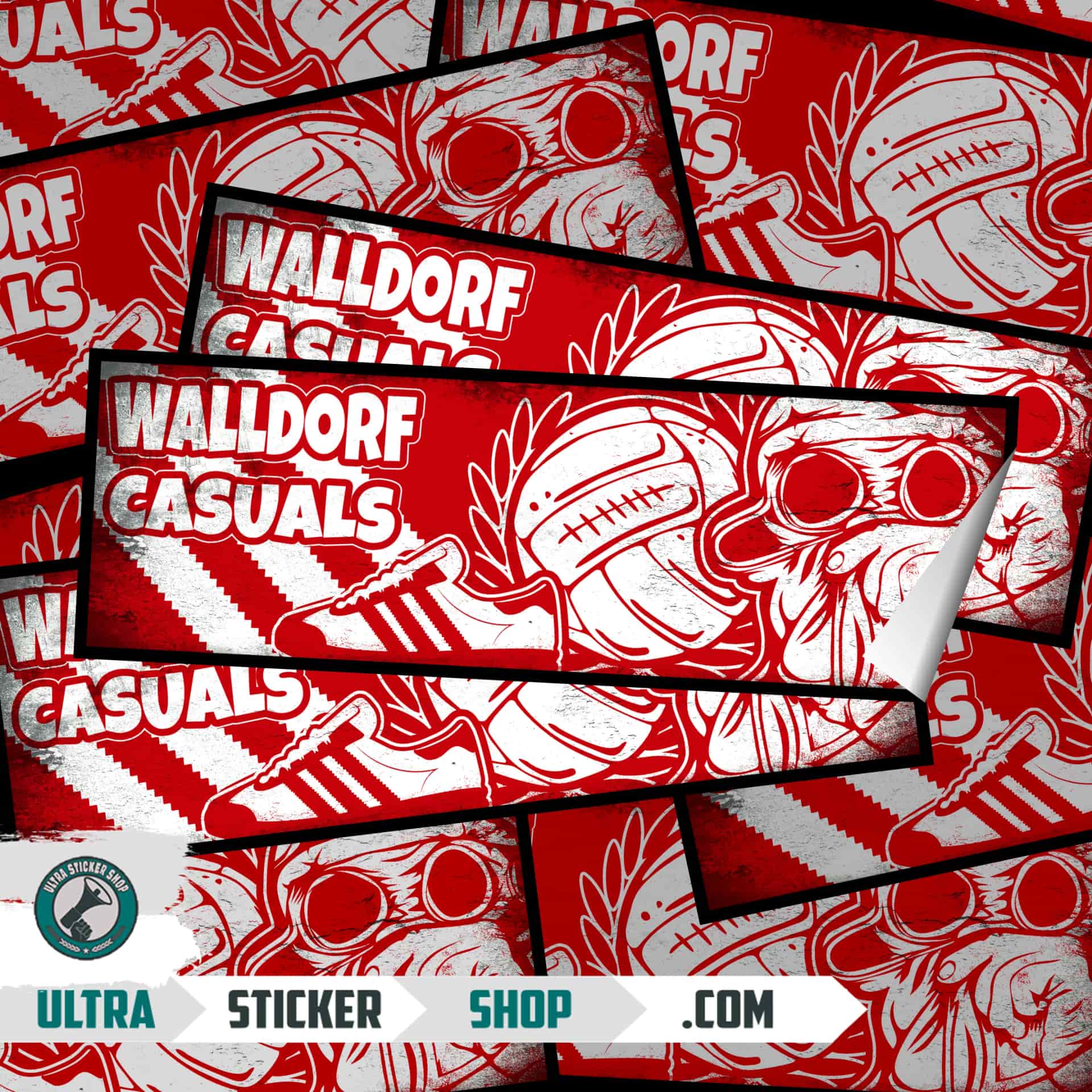 Walldorf casuals Aufkleber