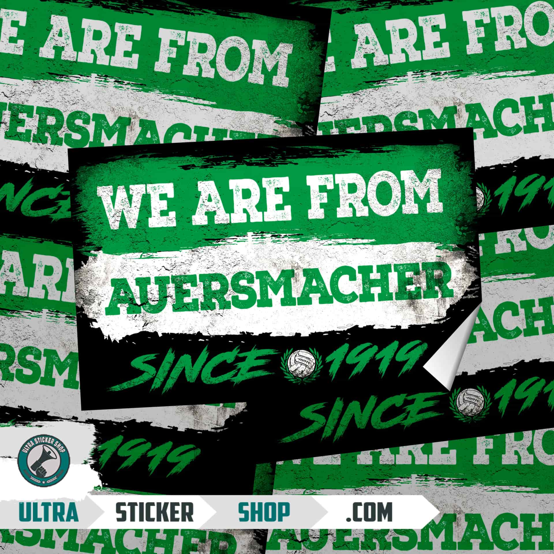 We Are From Auersmacher 1919 Aufkleber