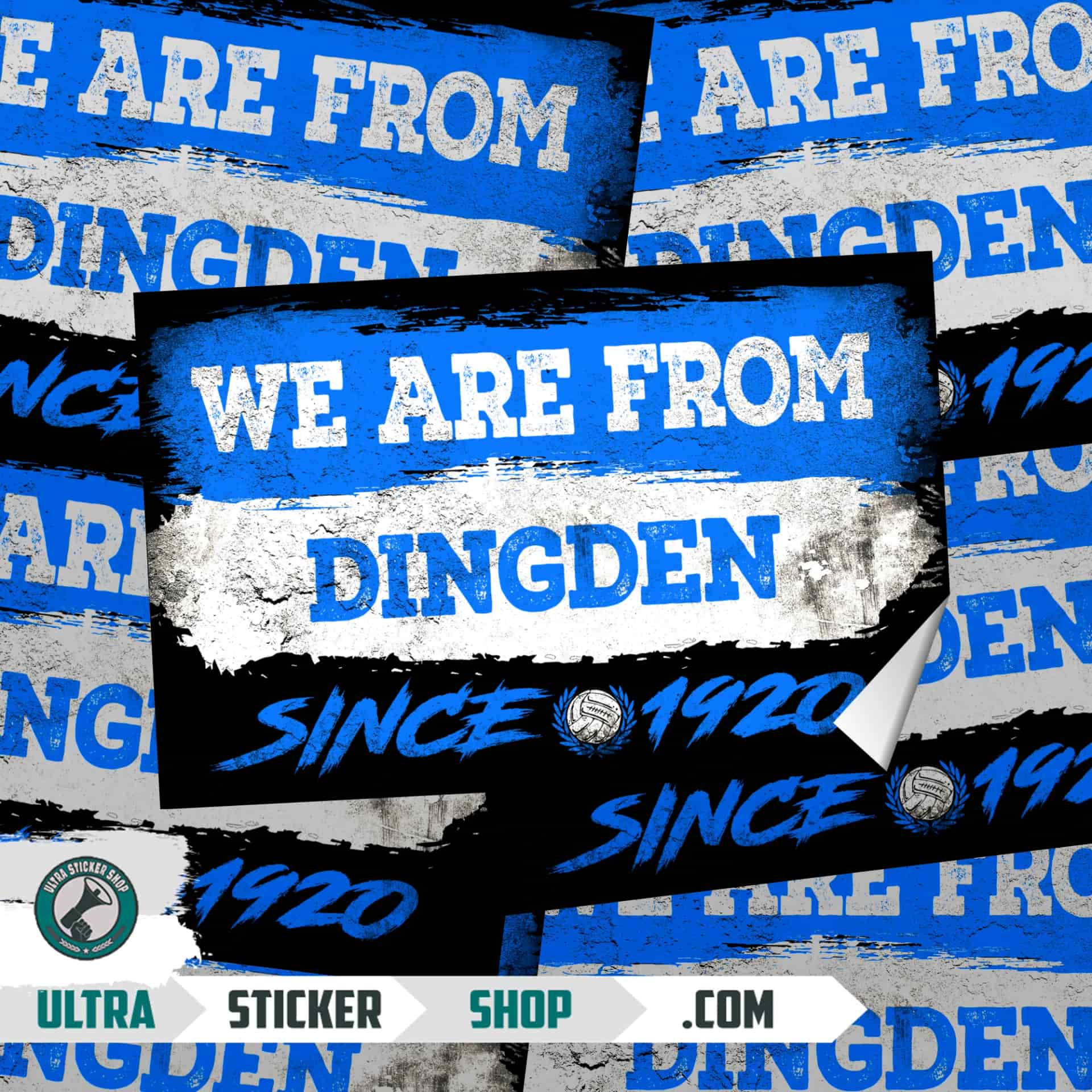We Are From Dingden 1920 Aufkleber