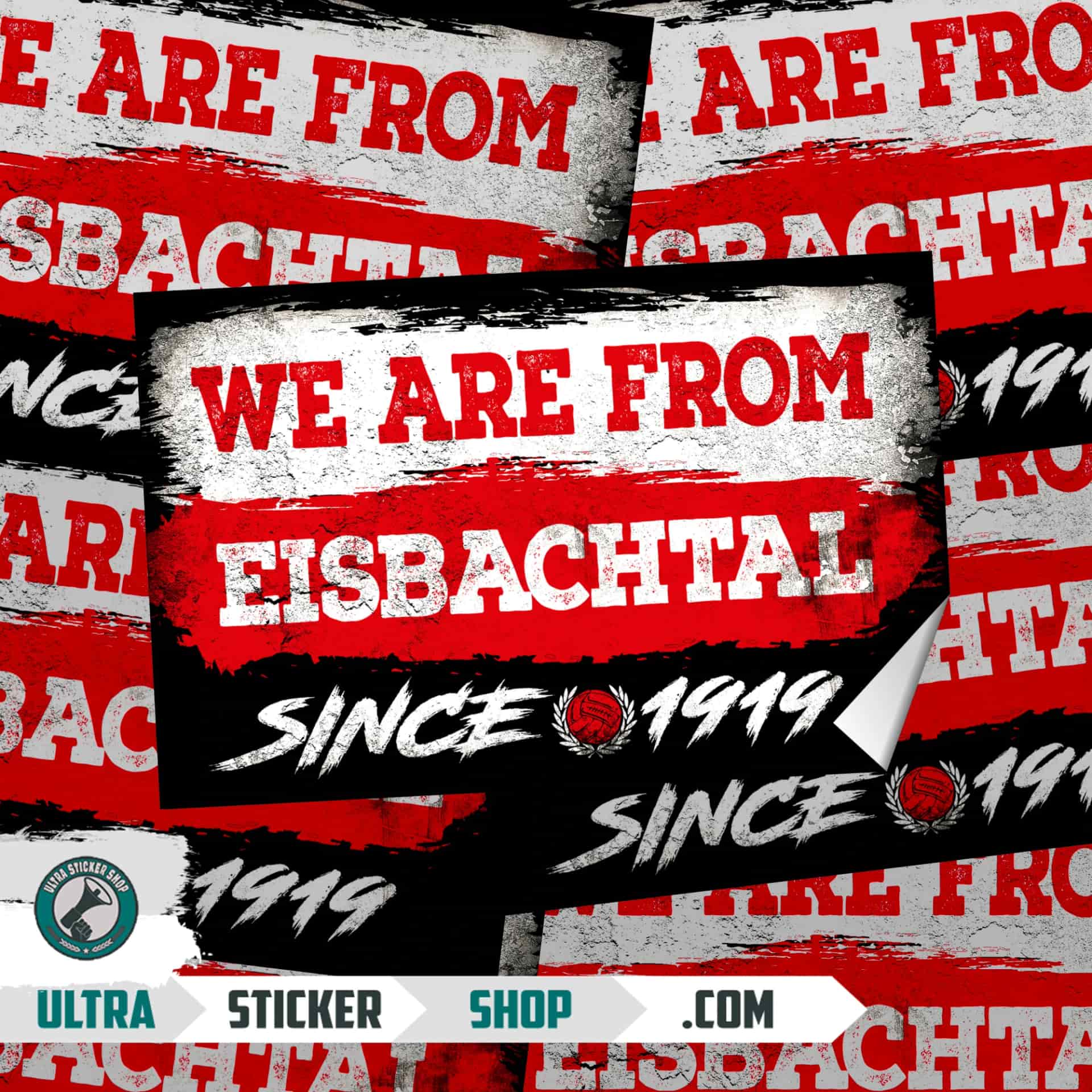 We Are From Eisbachtal 1919 Aufkleber