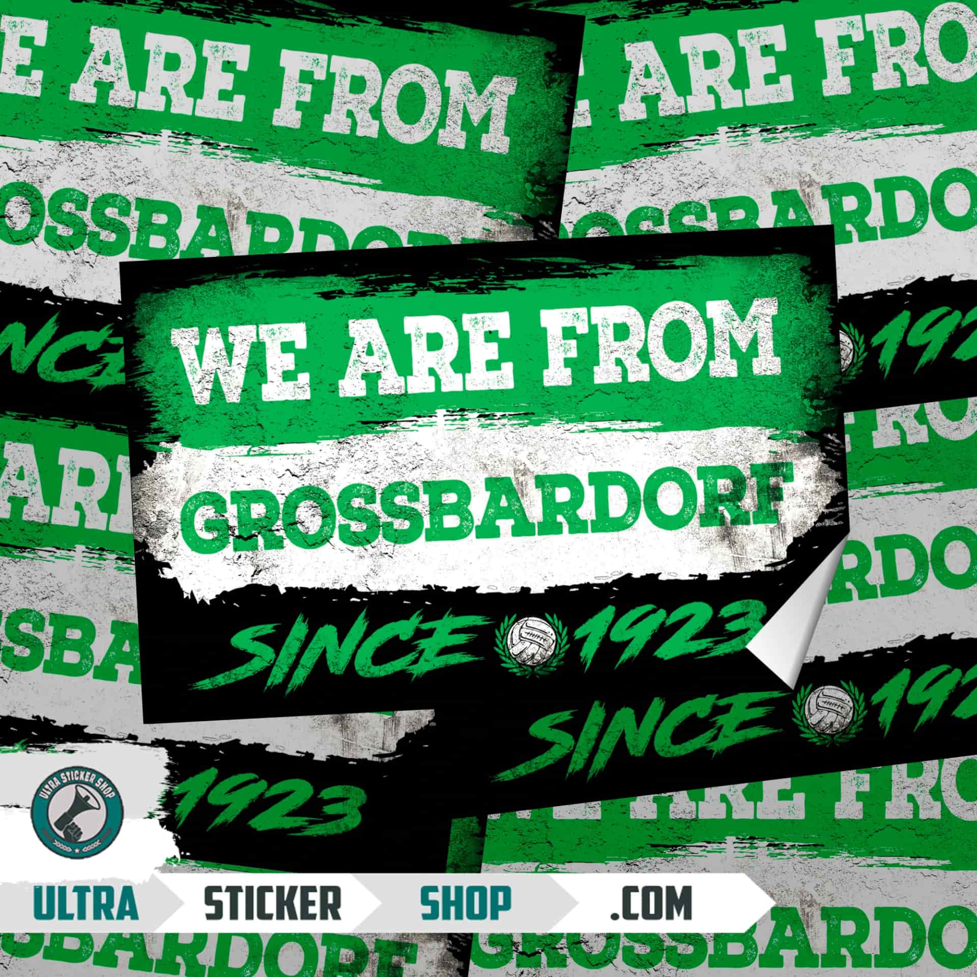 We Are From Großbardorf Aufkleber