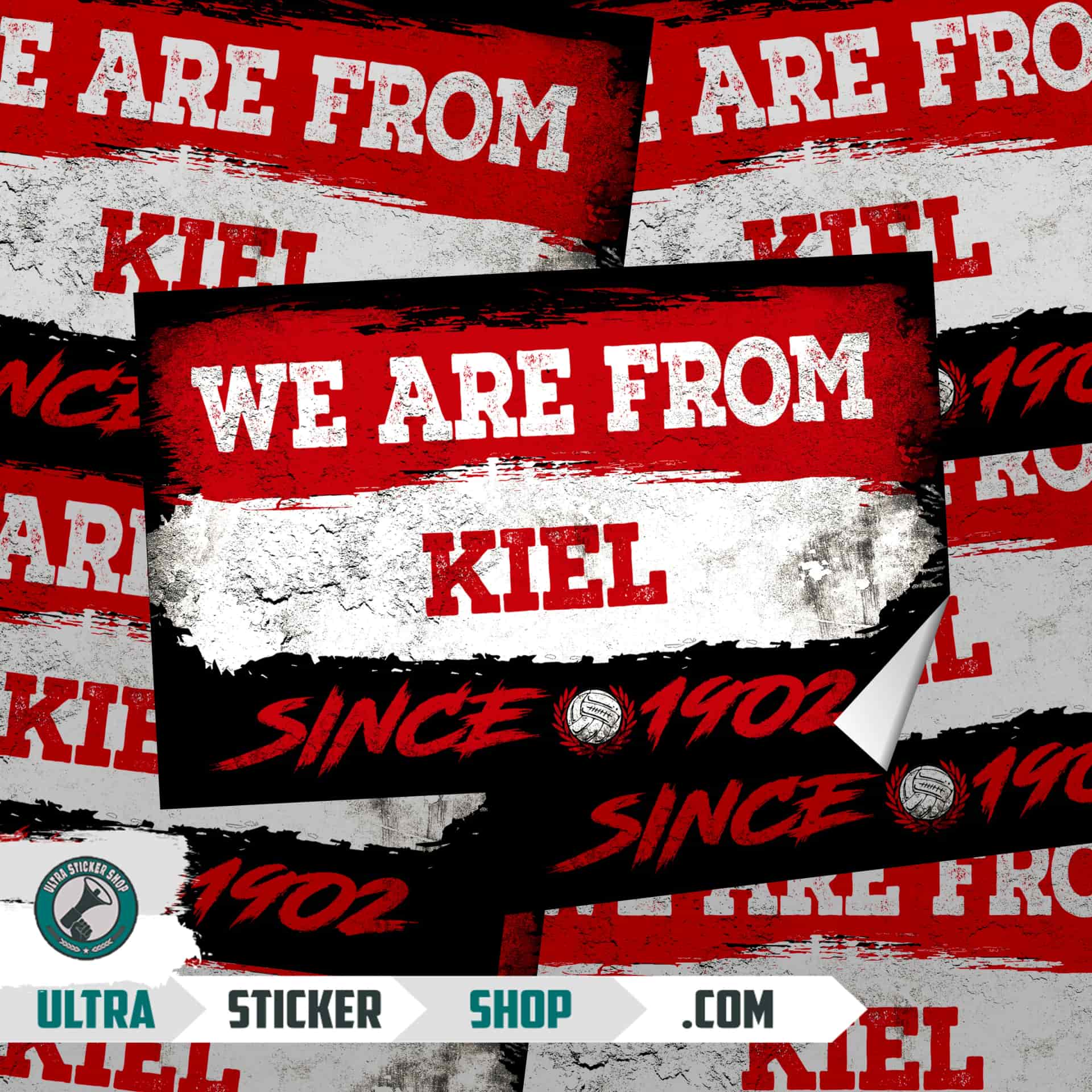 We Are From Kiel 1902 Aufkleber