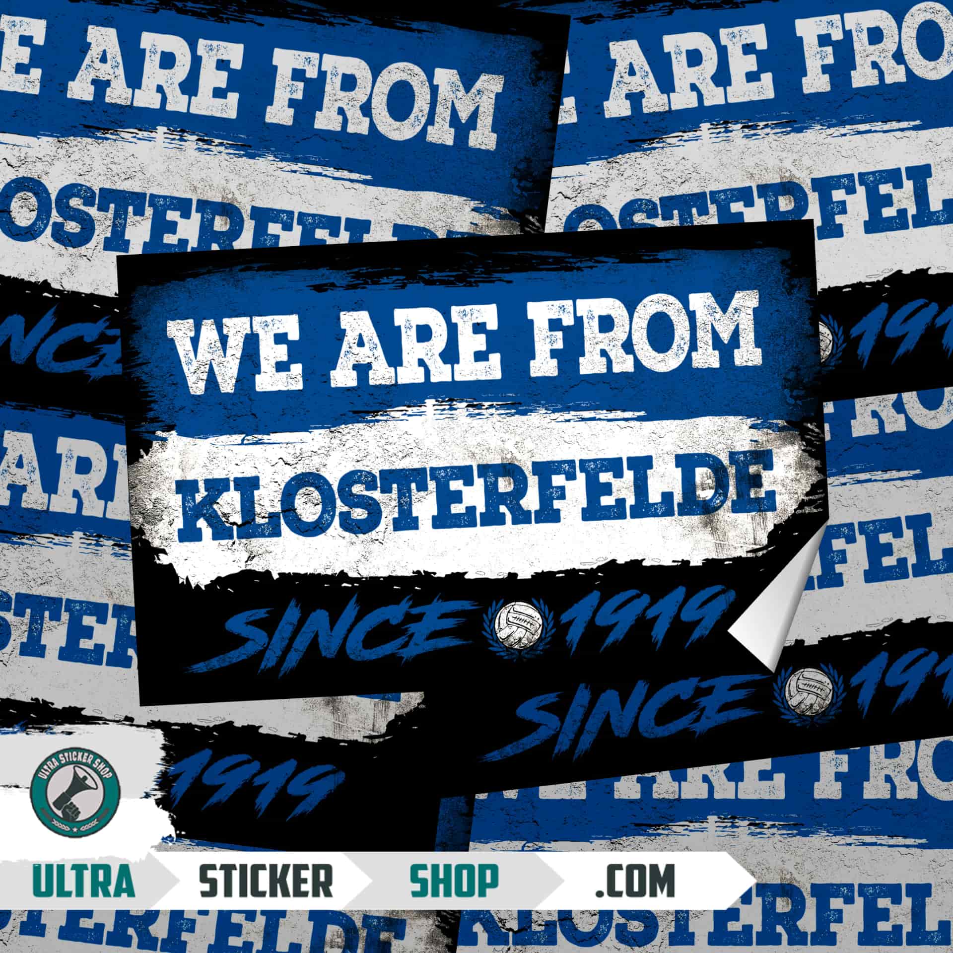 We Are From Klosterfelde 1919 Aufkleber