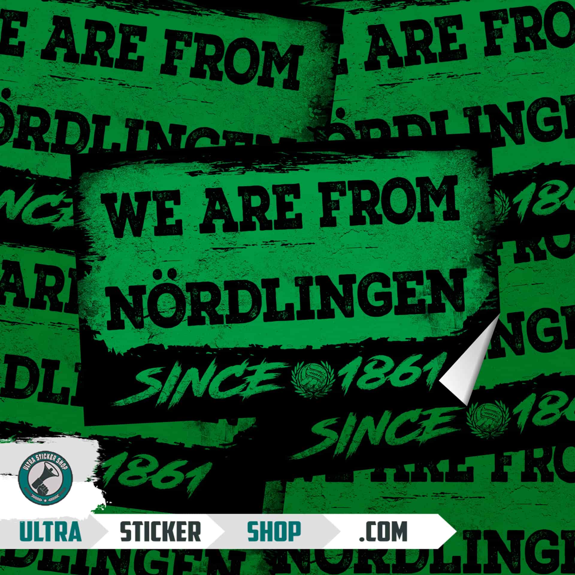 We Are From Nördlingen 1861 Aufkleber