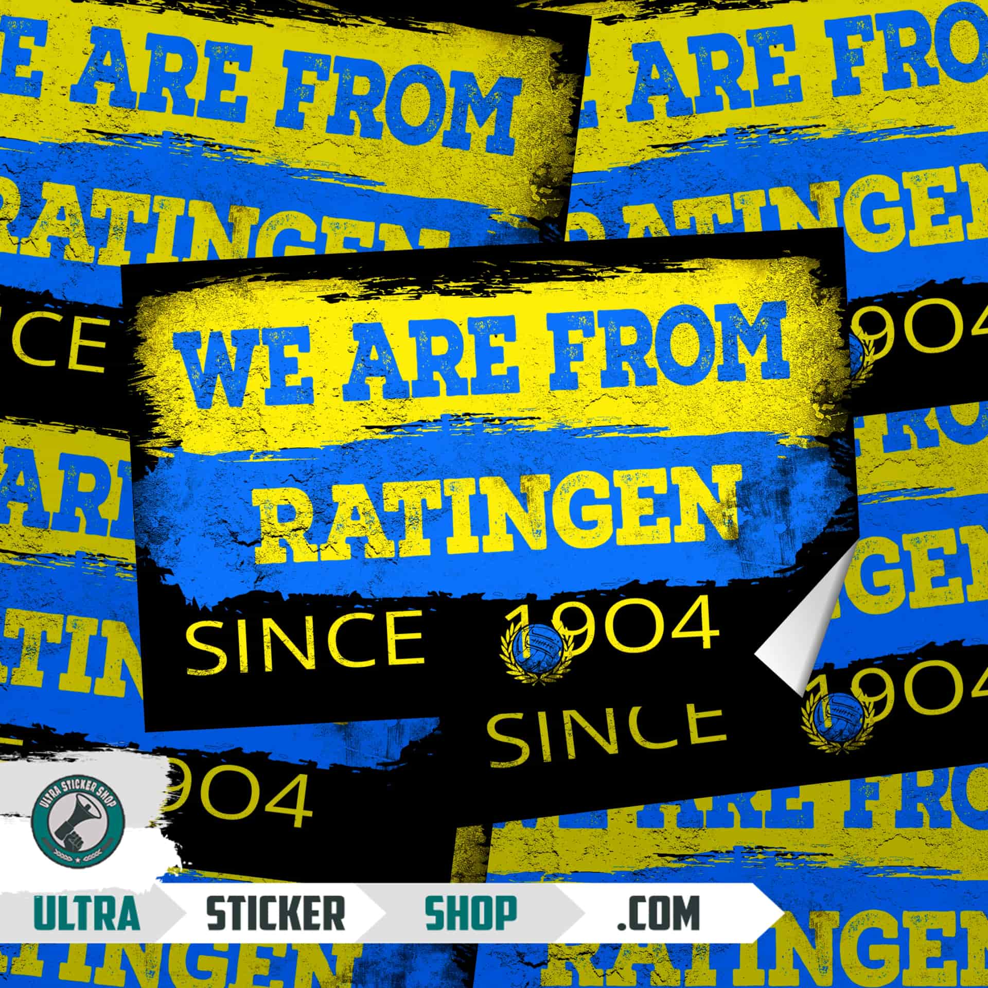 We Are From Ratingen 1904 Aufkleber