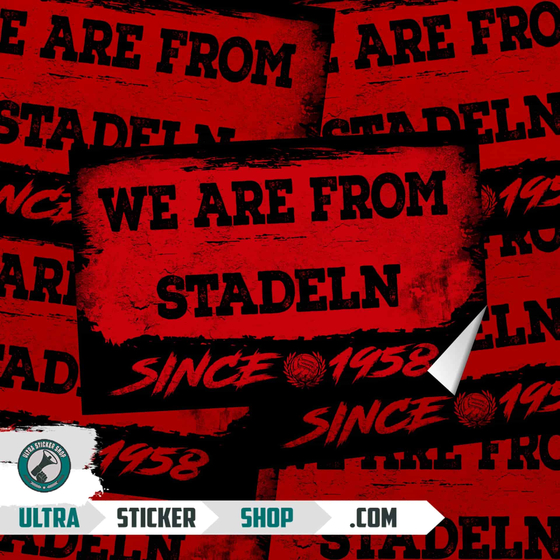 We Are From Stadeln 1958 Aufkleber