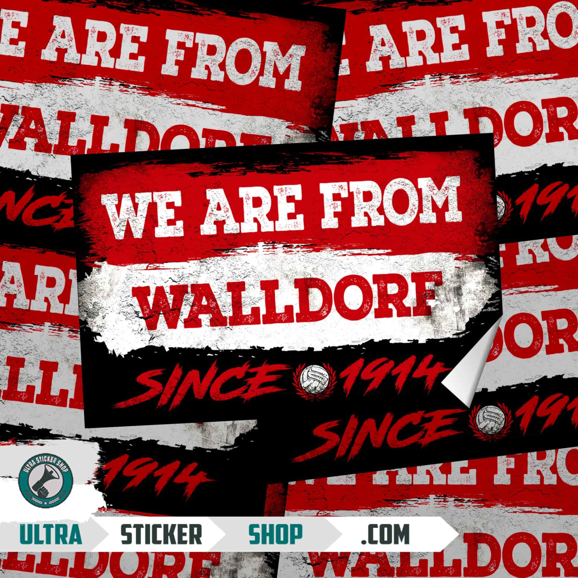 We Are From Walldorf 1914 Aufkleber