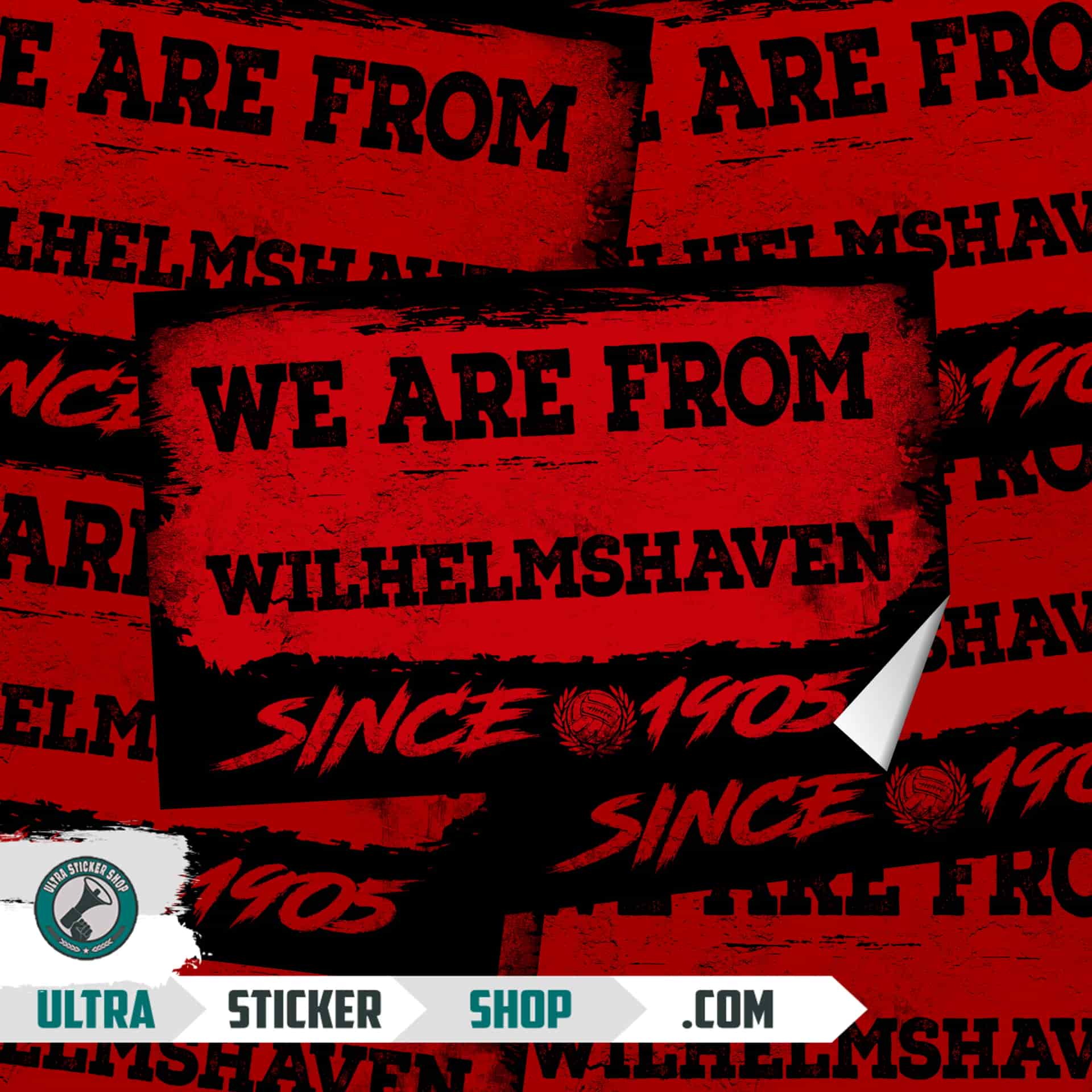 We Are From Wilhelmshaven 1905 Aufkleber