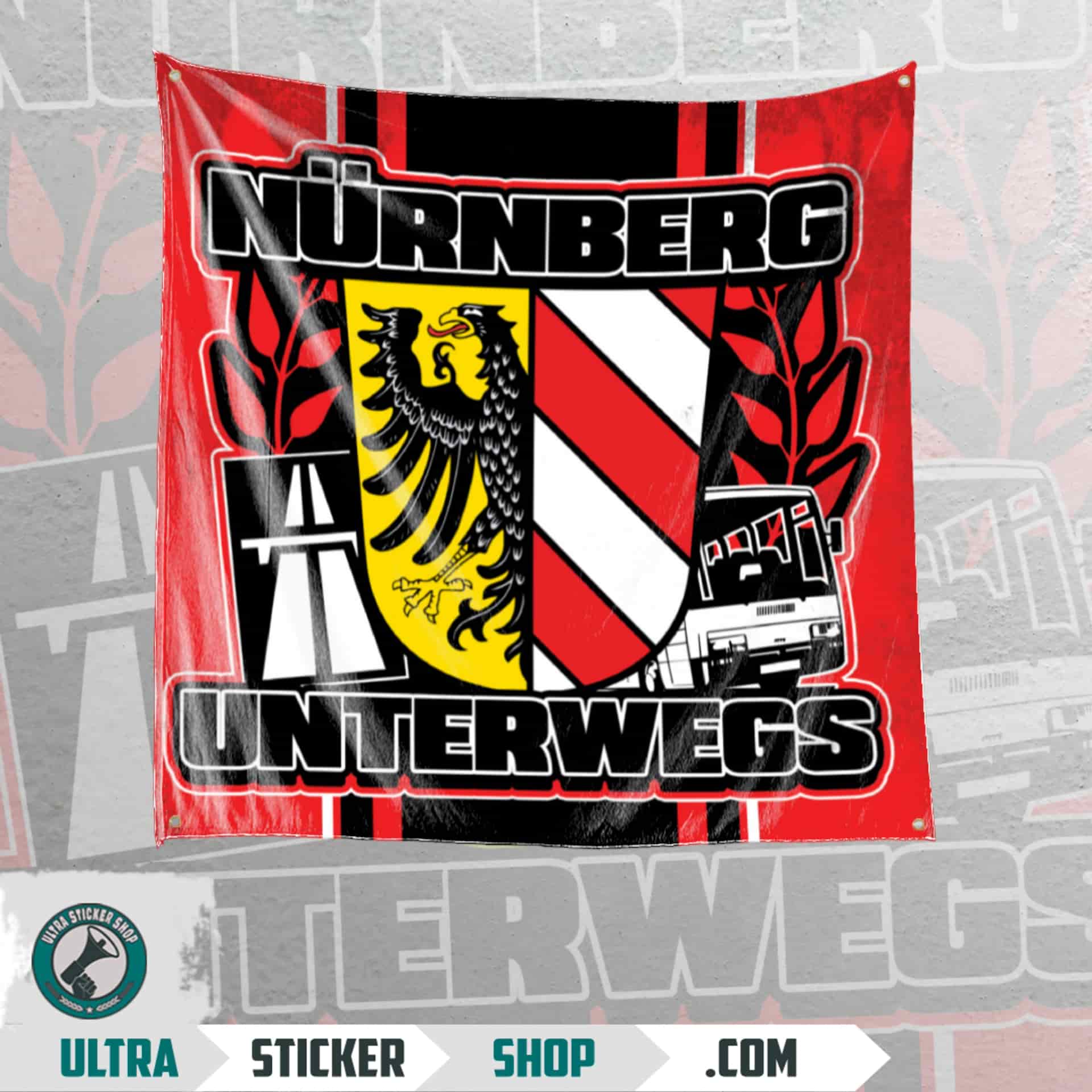 Nürnberg unterwegs Flagge