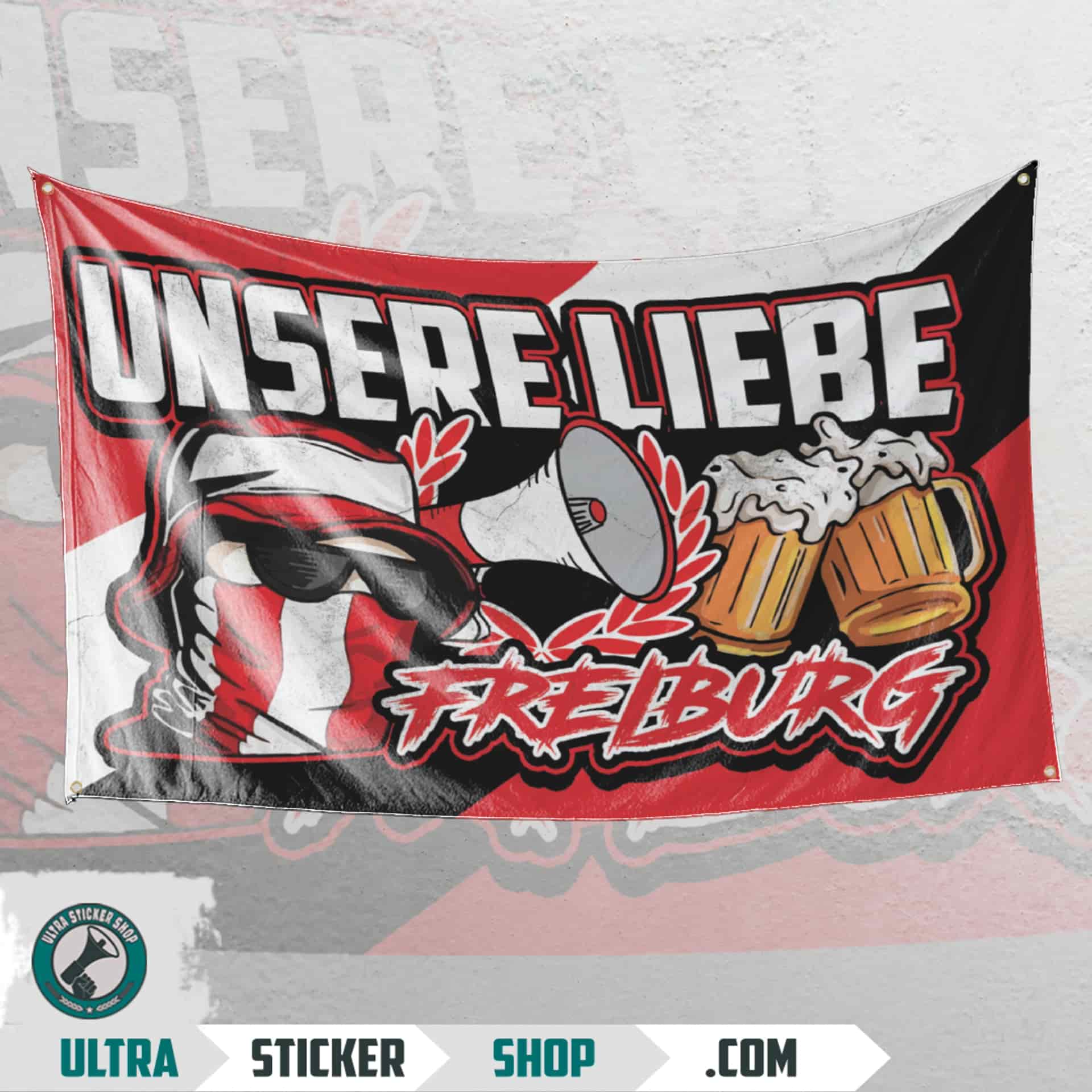 Unsere liebe Freiburg Flagge