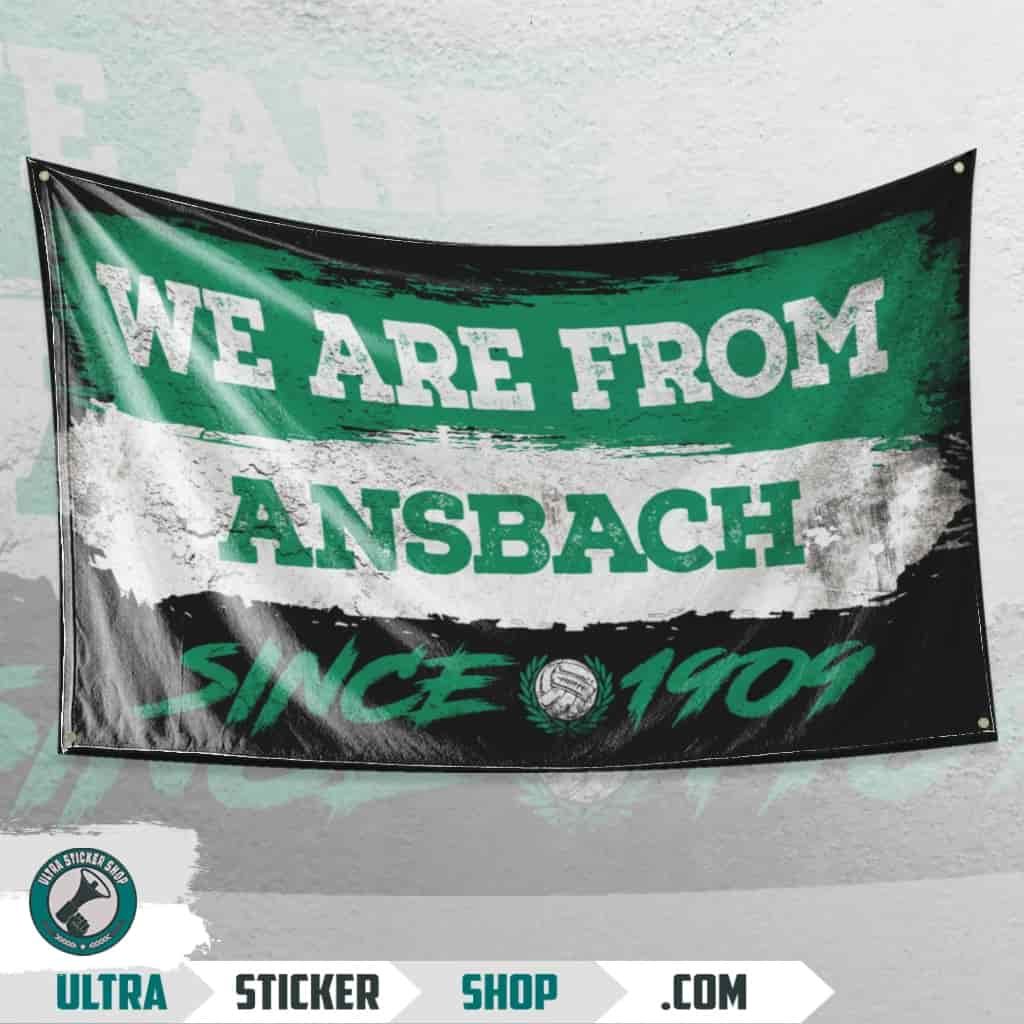 We Are From Ansbach 1909 Flagge
