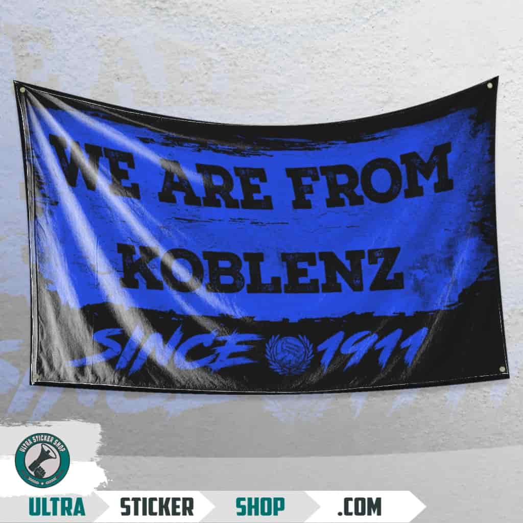 We Are From Koblenz 1911 Flagge