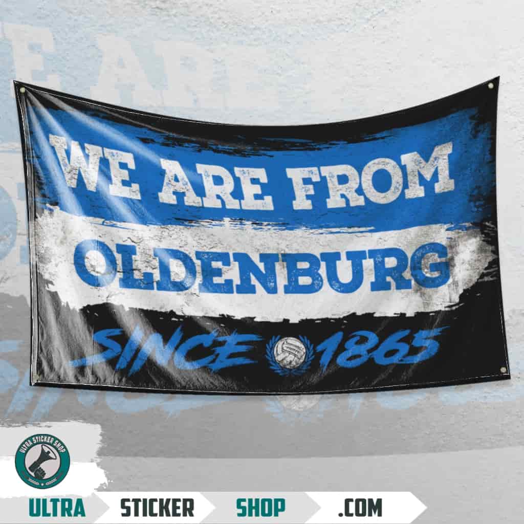 We Are From Oldenburg 1865 Flagge