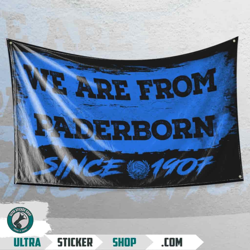 We are from Paderborn since 1907 Flagge