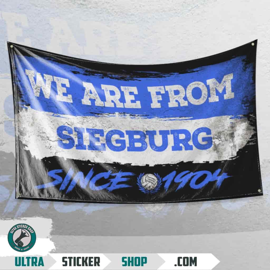 We Are From Siegburg 1904 Flagge