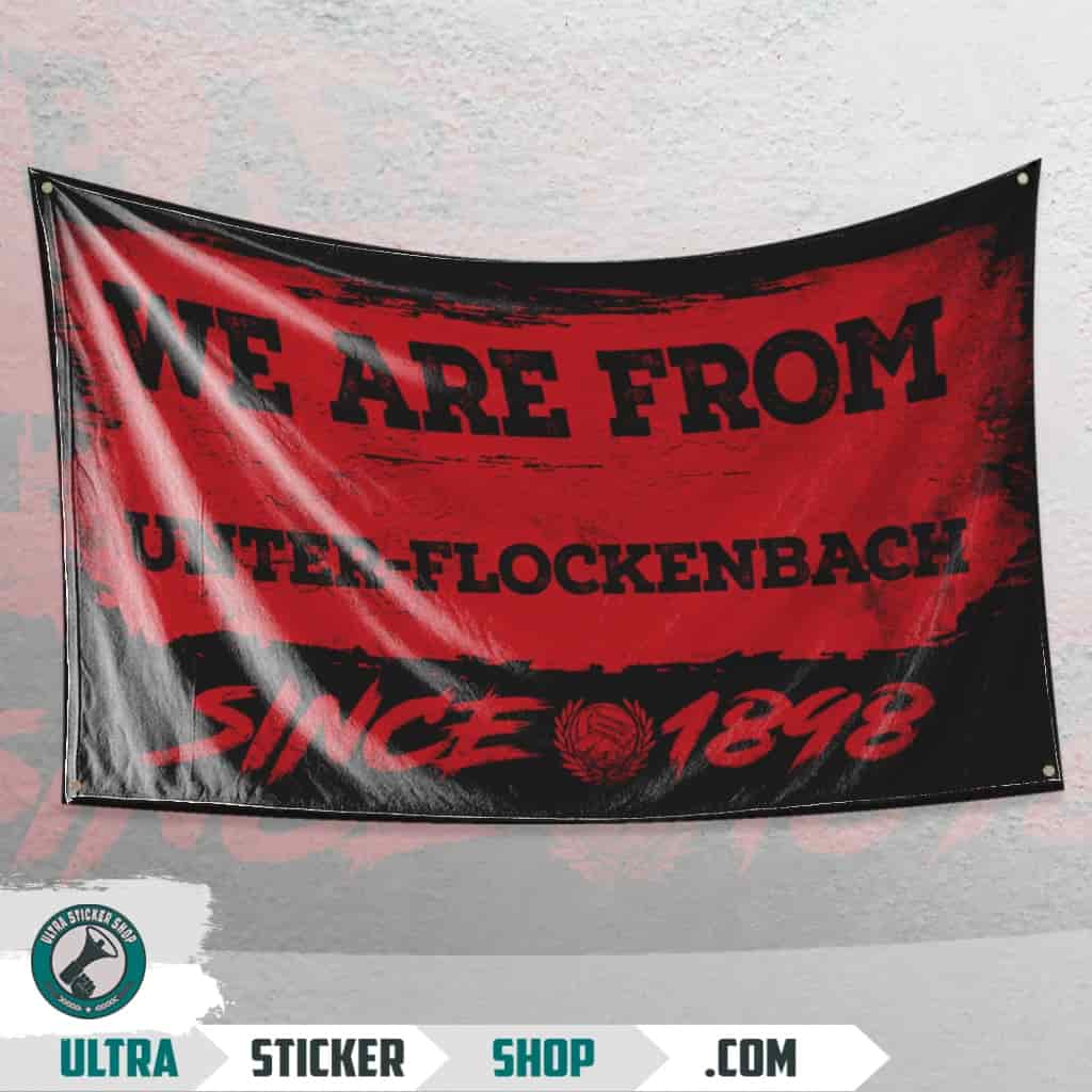 We Are From Unter-Flockenbach 1898 Flagge