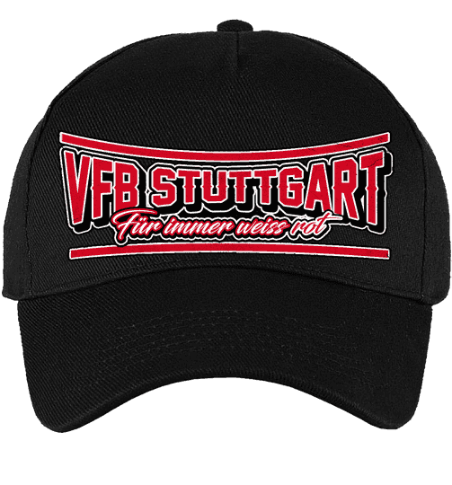 VFB Stuttgart Für Immer weiss rot Kappe