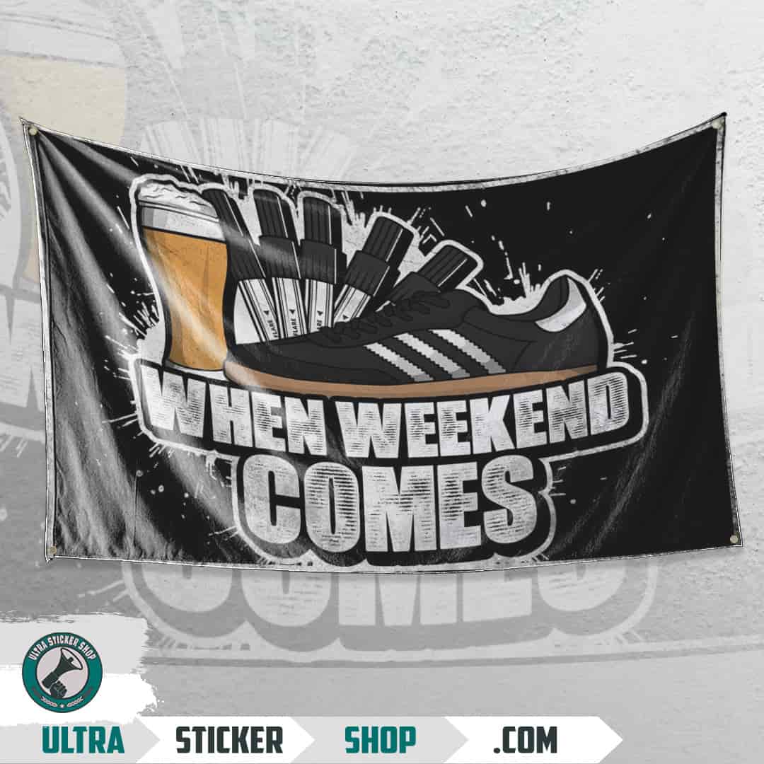When weekend comes Flagge