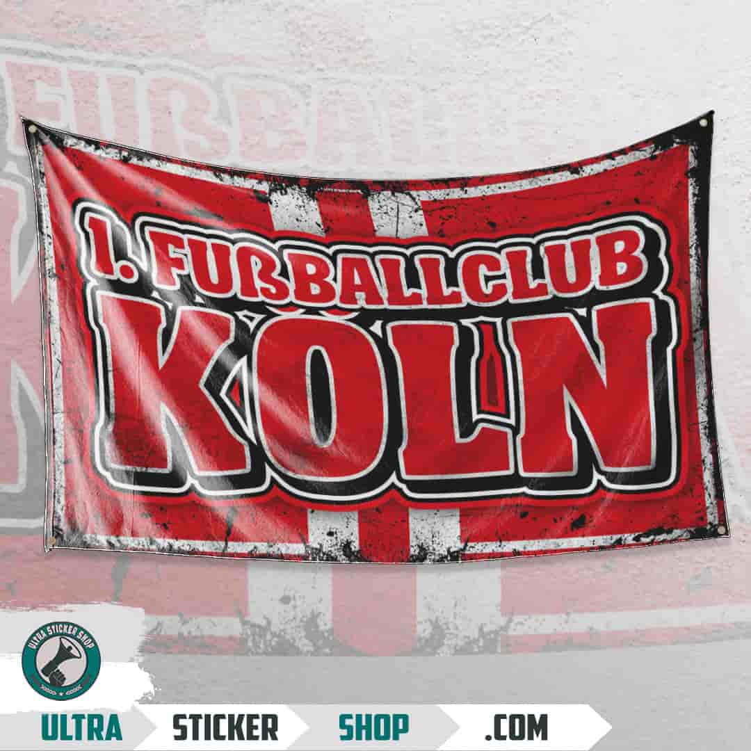 1. Fußballclub Köln Flagge