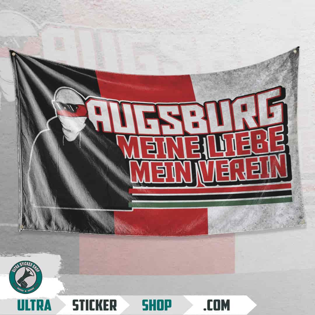 Augsburg meine liebe mein verein! Flagge