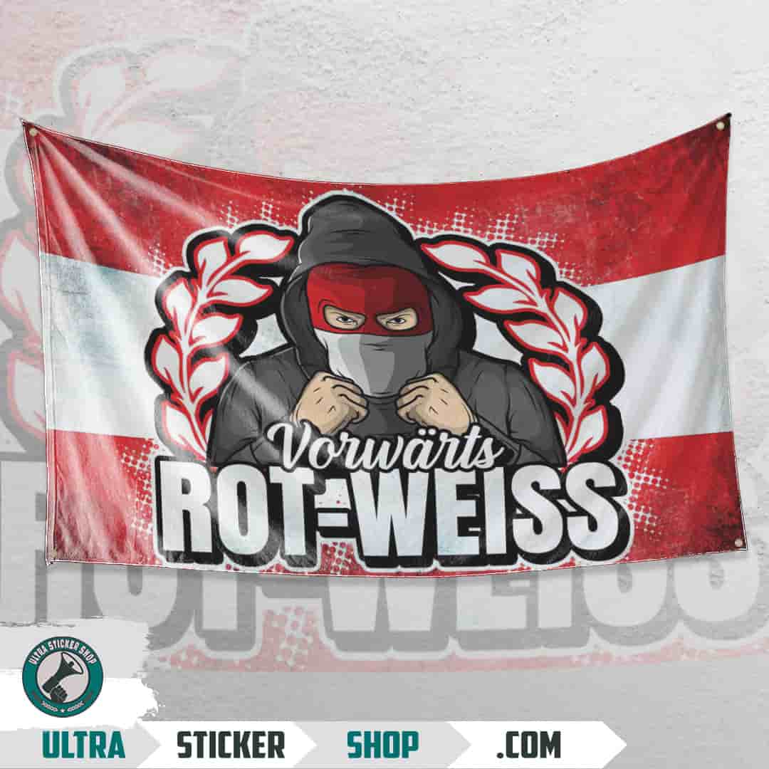 Vorwärts Rot-Weiss Flagge