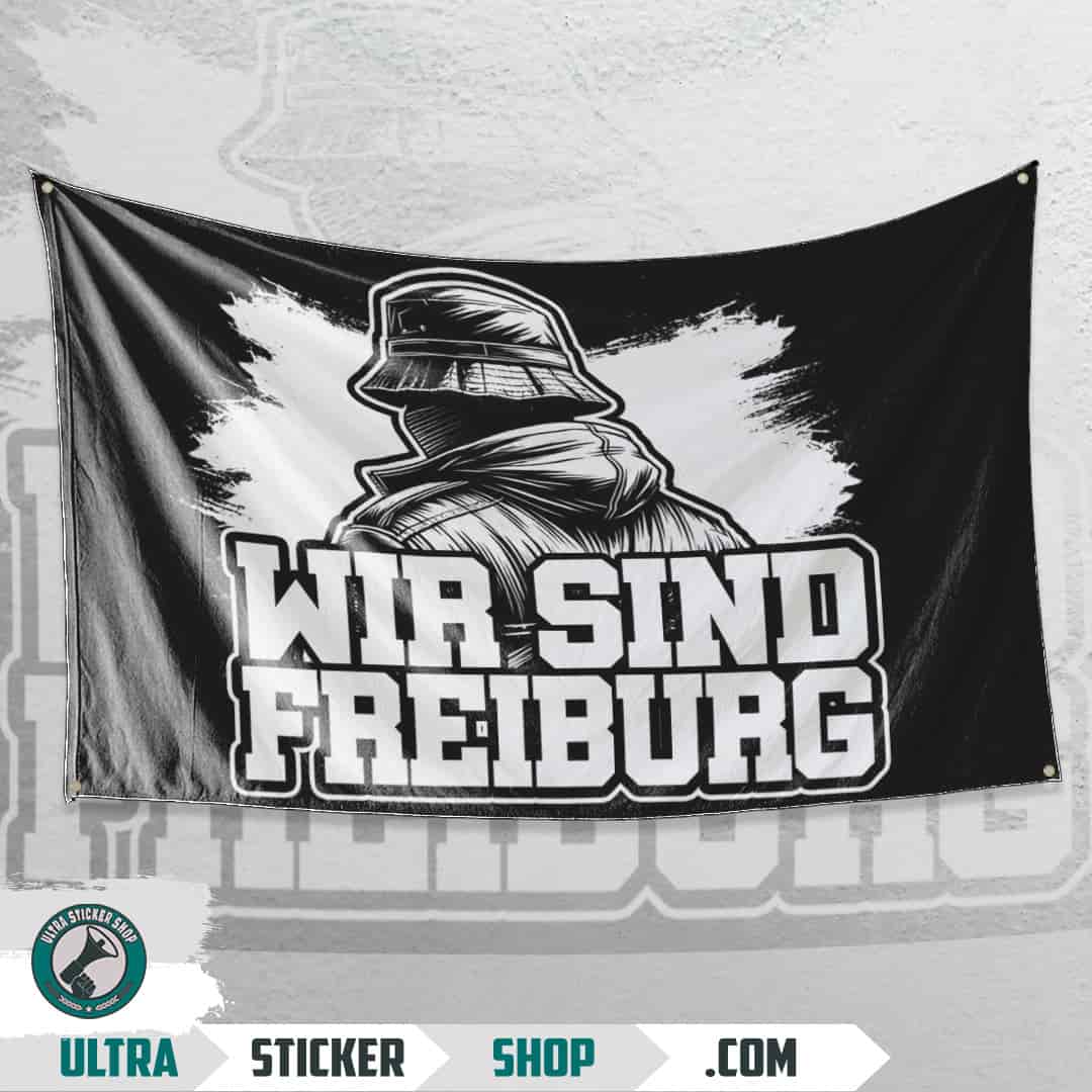 Wir sind Freiburg Flagge