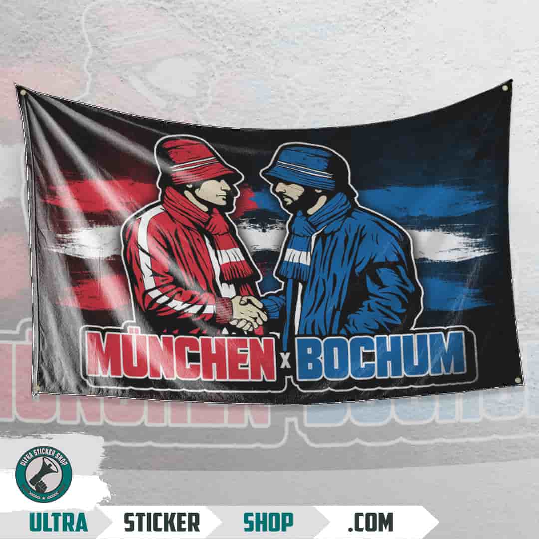 München X Bochum Flagge