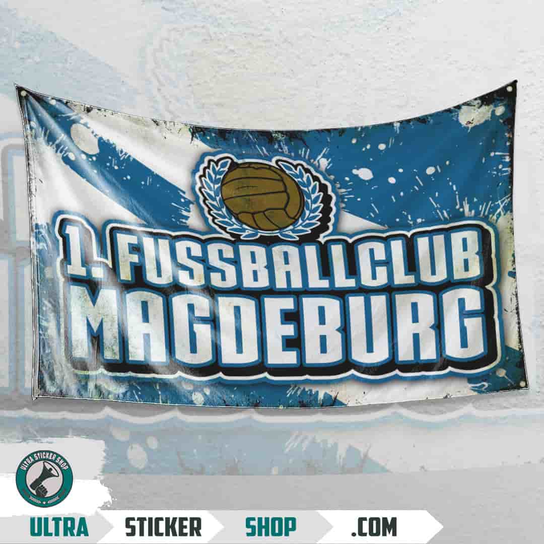 1. Fussbalclub Magdeburg Flagge
