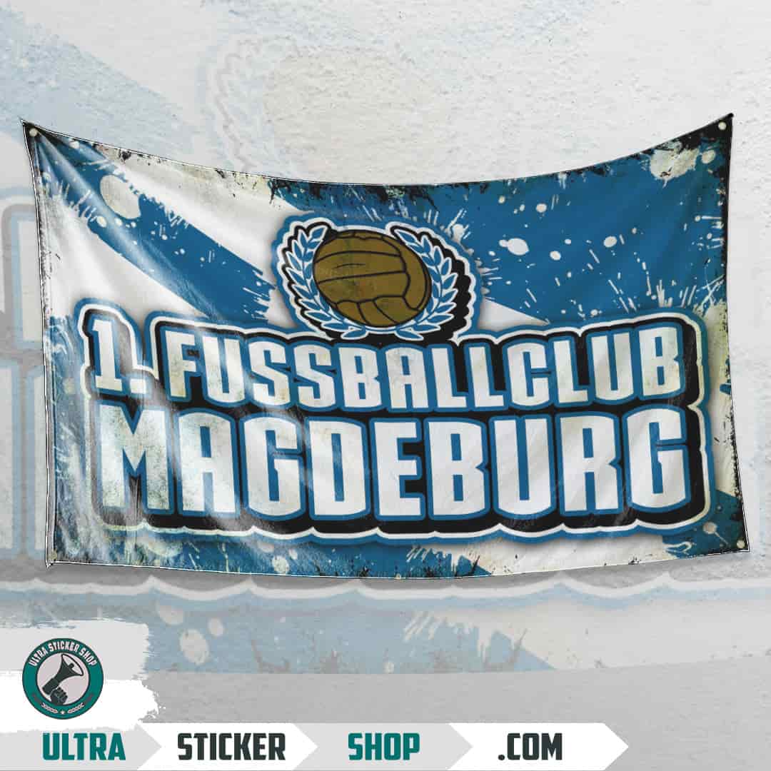 1. Fussbalclub Magdeburg Flagge