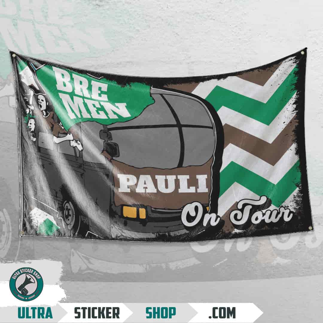 Bremen Pauli On tour Flagge