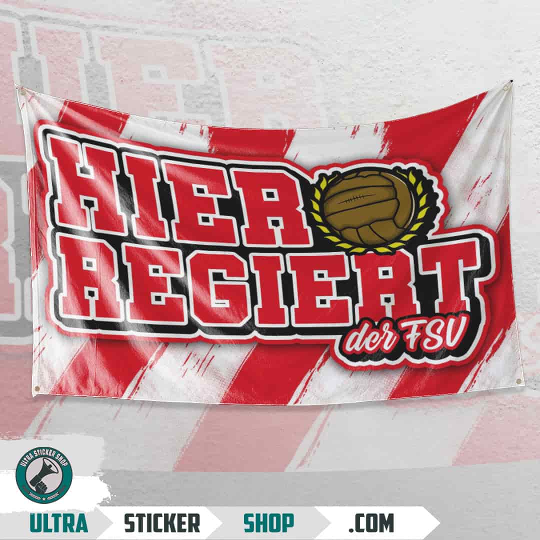 Hier regiert der FSV Flagge