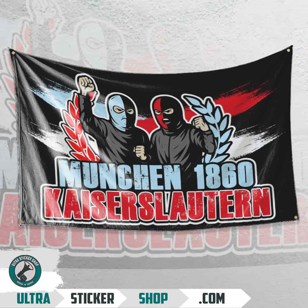München 1860 X Kaiserslautern Flagge
