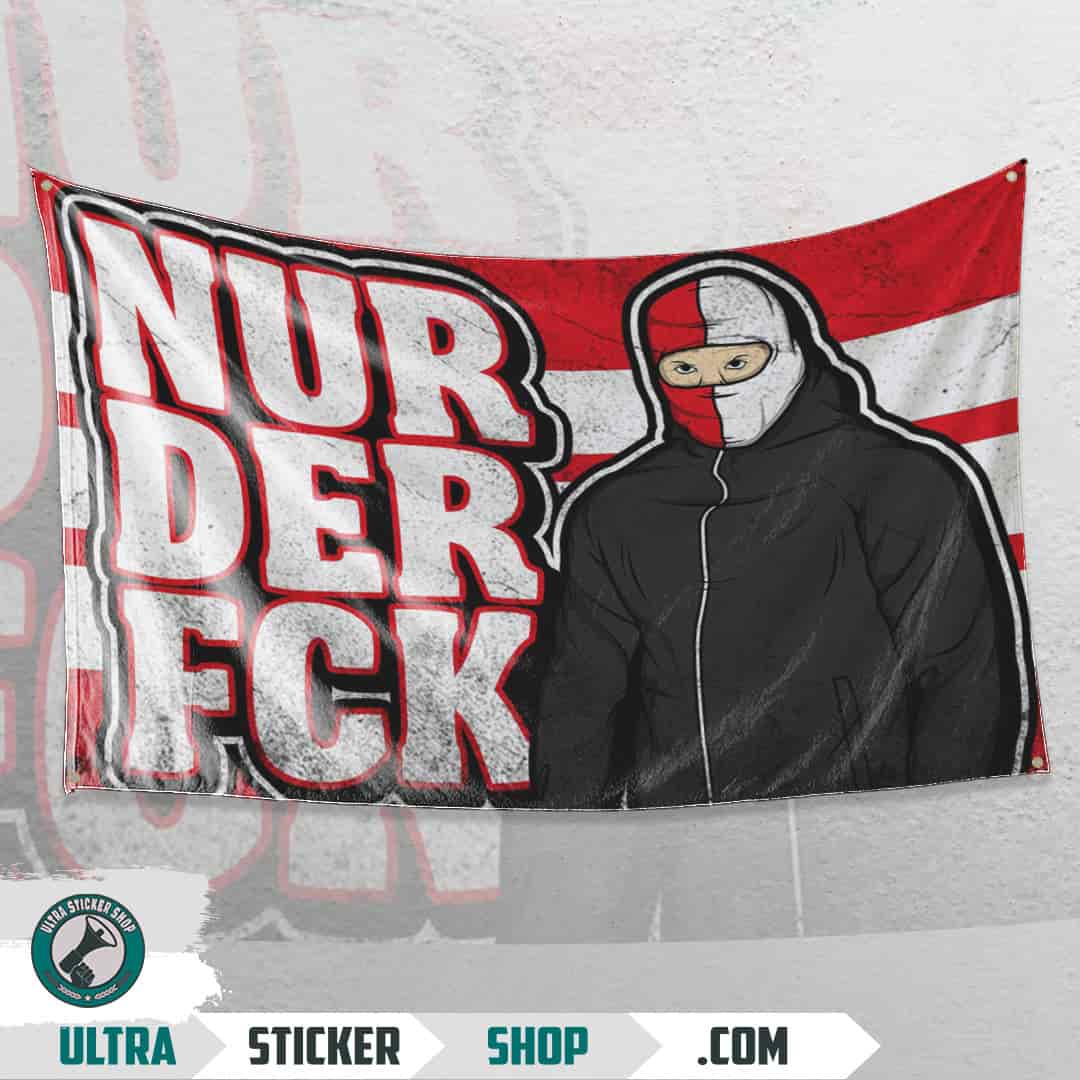Nur der FCK Flagge