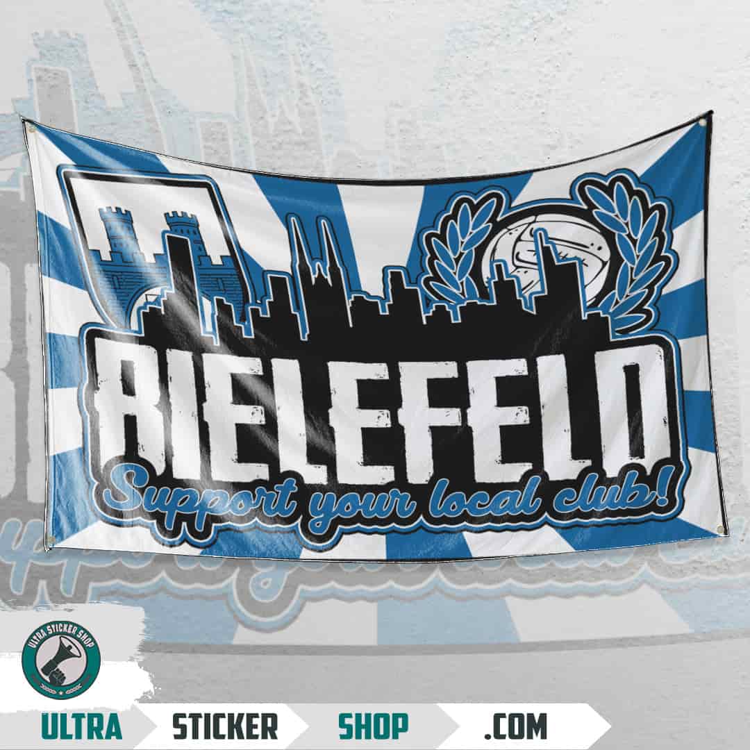 Bielefeld support your local club Flagge