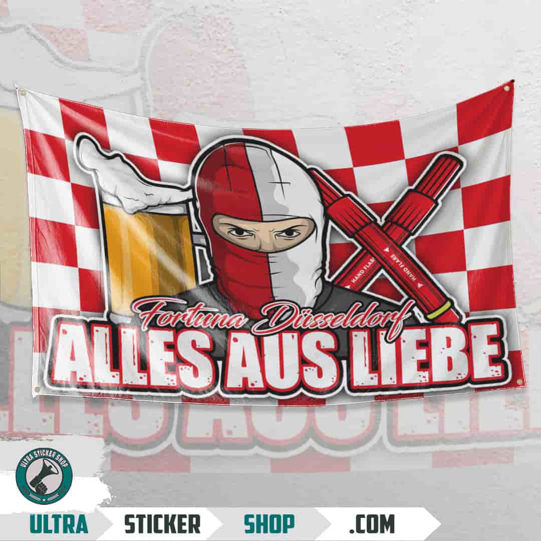 Alles aus liebe Fortuna Düsseldorf Flagge
