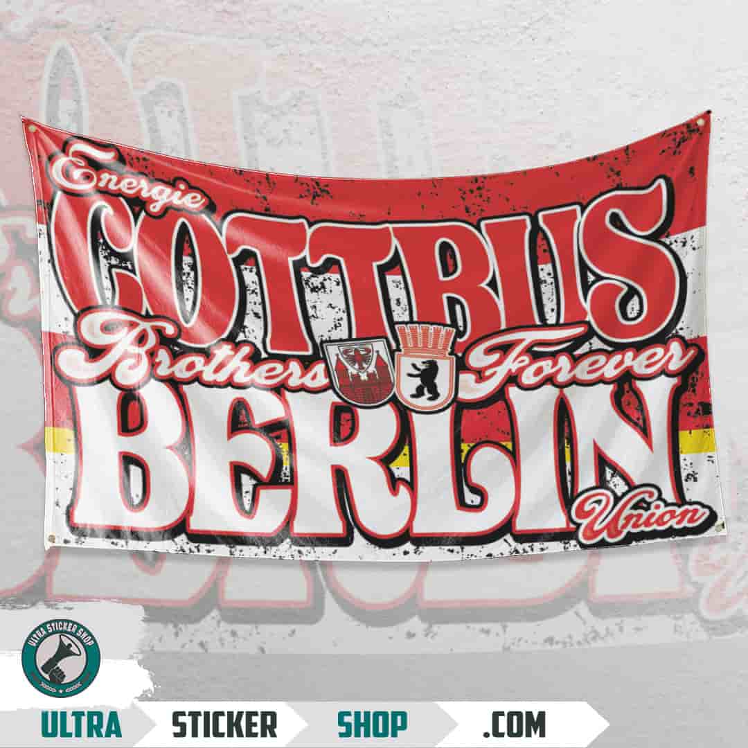 Energie Cottbus Brothers Forever Berlin union Flagge
