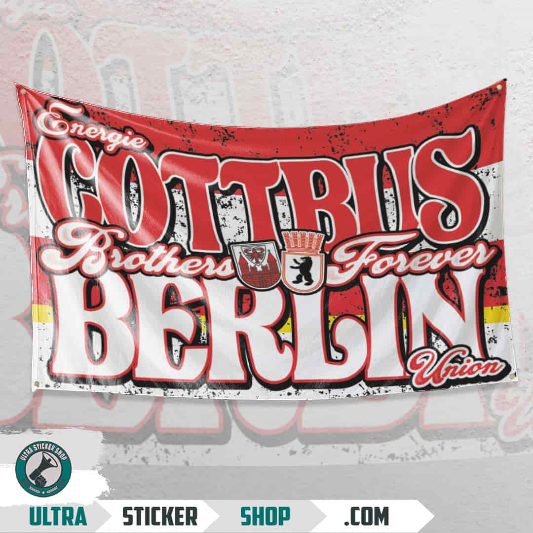 Energie Cottbus Brothers Forever Berlin union Flagge
